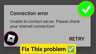 how to fix roblox connection error. ( new process 2024)