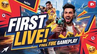 " FIRST FREE FIRE LIVE | Join My Gaming Adventure! "