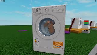 Experiment: Indesit IWC71452 Vs Bricks (Roblox)