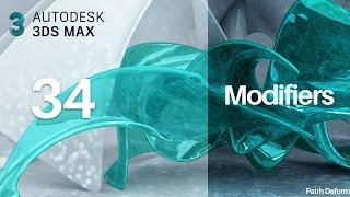 3dsmax Tutorial 34 Path Deform Modifiers Example | Full Course in English | Beginners Tutorial