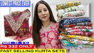 15 Flipkart Best Kurti/Kurta Set Haul Starting 332Kurta Set Tryon HaulSequence/ Embroidery Special