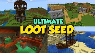 BEST OP Loot Survival/Hardcore/Speedrun Seed for Java 1.21 | Minecraft