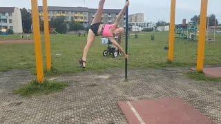 Pole Dance Gimnastyka Akrobatyka trening