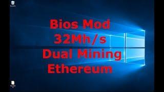 Bios Mod Nitro+RX580 8G SE 32MHs Ethereum Dual Mining