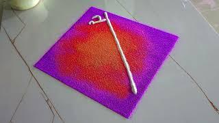 Easy and tricky Tulasi Vivah rangoli designs | Dev Diwali Rangoli designs