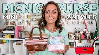 MINI Picnic Pouch Purse Crossbody - Full Walkthrough Of Two Styles | Small Summer Bag With Handles