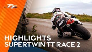 HIGHLIGHTS: Entire Cover Insurance Supertwin TT Race 2 | 2025 Isle of Man TT Races