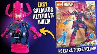 How to CONVERT Your LEGO Galactus Into a GIANT MINIFIG (with NO Extra Parts!)