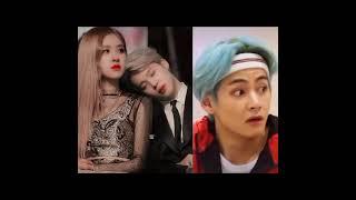 Jimin and   Rose ️ so cute beautiful  love  #jimin #rose #blackpink #BTS #short