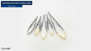 Castroviejo Needle Holder Tungsten Carbide | Surgical Needle Holders | GerVetUSA