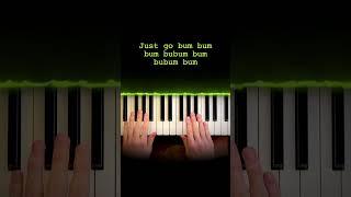 How to Play Viva La Vida by Coldplay on Piano in 55 seconds - Easy Beginner Tutorial! #pianotutorial