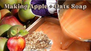 Making Apple + Oats Soap!| MO River Soap