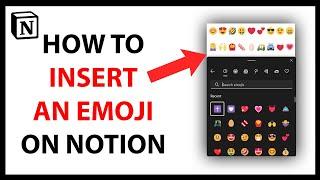 How to Insert an Emoji in Notion