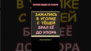 Зажались с тёщей втихоря в уголке...Интересные истории из жизни. Аудиорассказ