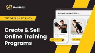 #HowTo Create and Sell Online Training Programs | ABC Trainerize Tutorials