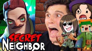 So schnell hat der Nachbar noch NIE alle Kinder gefressen!  Secret Neighbor (Hello Neighbor)