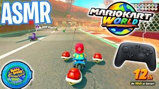 ASMR Gaming ️ Mario Kart World Nintendo Switch 2 Gum Chewing  Pro Controller Sounds + Whispers 