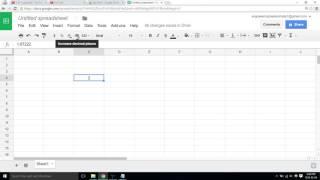 How to add or remove decimals - Google sheets video 6