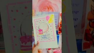 birthday card idea#alika art and craft#shorts#music#craft#youtube#art