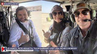 JD Vance, Pete Hegseth, Tulsi Gabbard brief media at USA-Mexico Border (Mar 05, 2025) [LIVE]