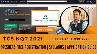 TCS NQT 2021 Preparation, Eligibility Criteria, Registration and Application | Latest Job