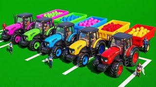 TRANSPORTING ALL POLICE CARS and AMBULANCE EMERGENCY VEHICLES WITH MAN TRUCKS ! FS22