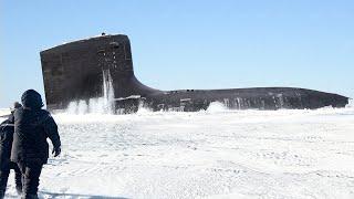 Massive US Submarine Bursts to Surface Through Thick Sheet of Polar Ice