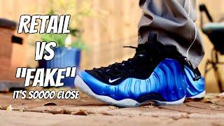 Retail Vs "Fake" Nike Air Foamposite Penny 1 Royal 2024