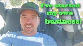 I've started my own business! Life update..