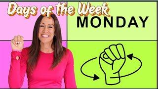 Days of the Week In Sign Language Song for Children, Kids and Toddlers by Patty Shukla