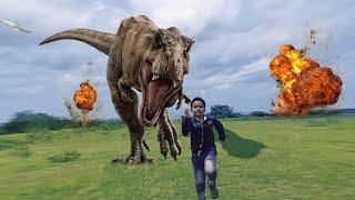 T Rex Chase Part 1 - Jurassic World | dinosaur movie