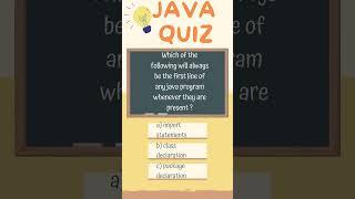 #javaquiz #java  #javamcq #javafaq  #javainterviewquestions #javaforbeginners #javatricks #javabyte