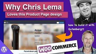 WooCommerce Product Page custom design with the Gutenberg Block Editor