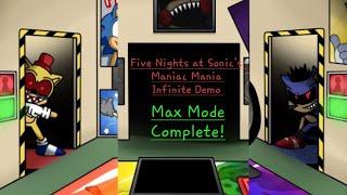 Five Nights at Sonic's Maniac Mania Infinite Demo 39/50 Mode Complete!