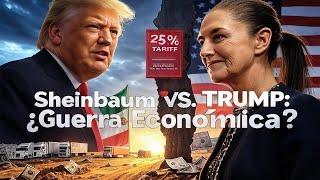 Sheinbaum contra Trump: ¿Se acerca una guerra económica? estrategias de México ante los aranceles.