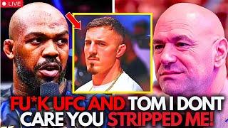 "FU*K UFC AND YOUR BELT" — Jon Jones' brutal response to Dana White after his deadline.