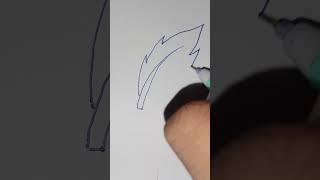 How to draw a Leaf  Easily #art #viral #ayusharts #shorts #trending