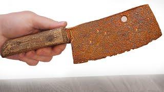 Super Antique Rusty Cleaver - Restoration!