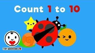 Counting Fun | 1 to 10 | Simple learning video for babies, toddlers, kids