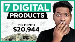 7 Digital Product Ideas Using AI to Make Passive Income ($20,944/Month)