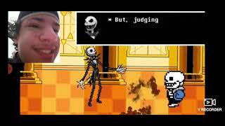 Eddie's rap channel Sans vs Jack Skellington rap battle reaction!