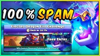 ELECTRO DRAGON EVO CHALLENGE in CLASH ROYALE!