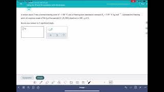 ALEKS: Using the Kf and Kb equations with electrolytes