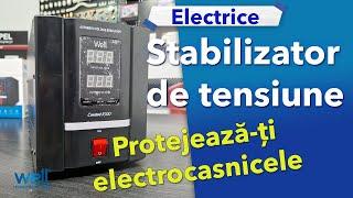 Protejează-ți electrocasnicele - Stabilizator de tensiune Well Constant 1500 | Prompt Service Clima