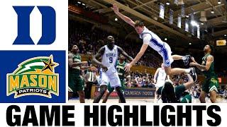 #5 Duke vs George Mason Highlights | NCAA Men's Basketball | 2024 College Basketball