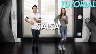 How to Salsa: Basic Cucaracha Salsa Step (Ballroom Dance Moves Tutorial) | MihranTV