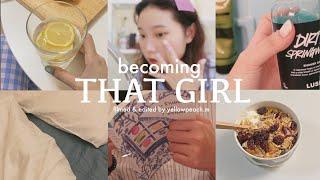 vlog - one day w/me : trying to become THAT girl ︎ (kinda productive routine) | yellowpeach