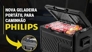 NOVA Geladeira Portátil Philips Adventure 37 Litros para Caminhão