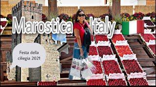 Visit Italy Marostica Castle 2021 | Pesta buah cerry di kota Marostica Italy | Culture Vlog