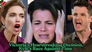 Y&R Spoilers: Victoria's Heartbreaking Decision, Kyle's Race Against Time & Chelsea's Ultimatum!